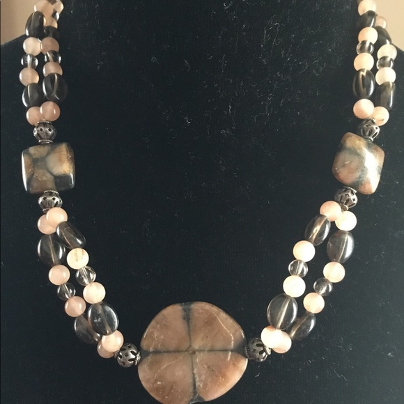 Real unknown stone necklace - Picture 2 of 3